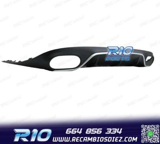 DIFUSOR MERCEDES CLASE E C238 17-19 LOOK AMG E53 PLATA + COL