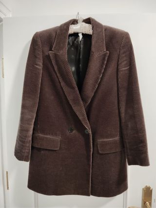 Americana pana marrón