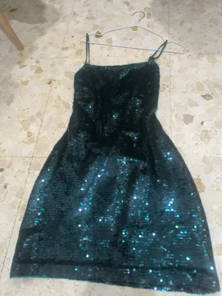 Vestido lentejuelas ZARA