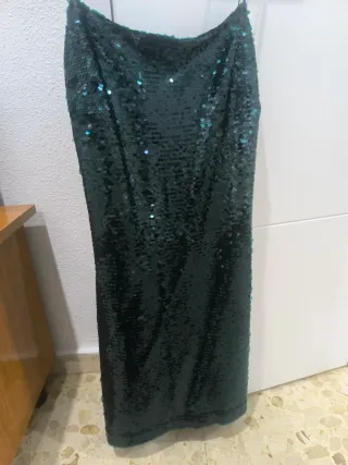 Vestido lentejuelas ZARA