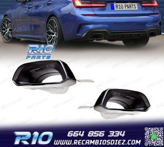 COLAS DE ESCAPE BMW G20 G21 19- LOOK M PERFORMANCE 340i NEGR