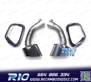 COLAS ESCAPE BMW X5 E70 07-12 LOOK M PERFORMANCE PLATA