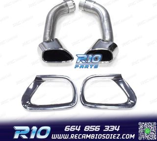 COLAS ESCAPE BMW X5 E70 07-12 LOOK M PERFORMANCE PLATA