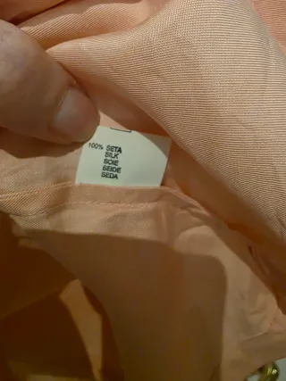 Pigiama Seta Rosa con Pizzo