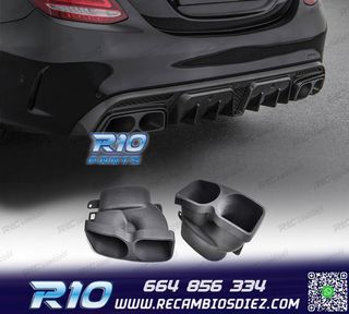 COLAS ESCAPE MERCEDES W205 C205 14-21 LOOK BRABUS NEGRO