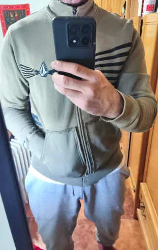 Sudadera Volcom Vintage Verde Oliva