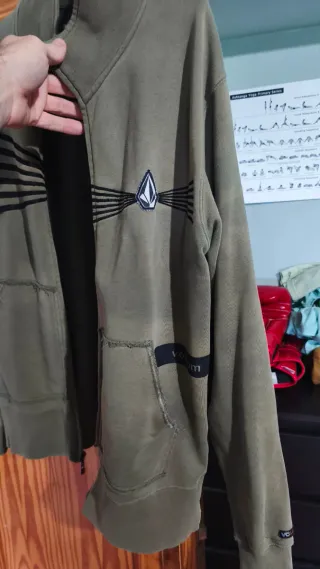 Sudadera Volcom Vintage Verde Oliva