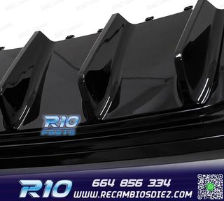 DIFUSOR MERCEDES W206 AMG 21- LOOK C63 + COLAS ESCAPE CROMO