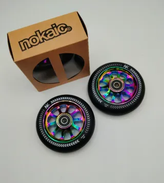 Pack 2 Ruedas Patinete Nokaic 100mm