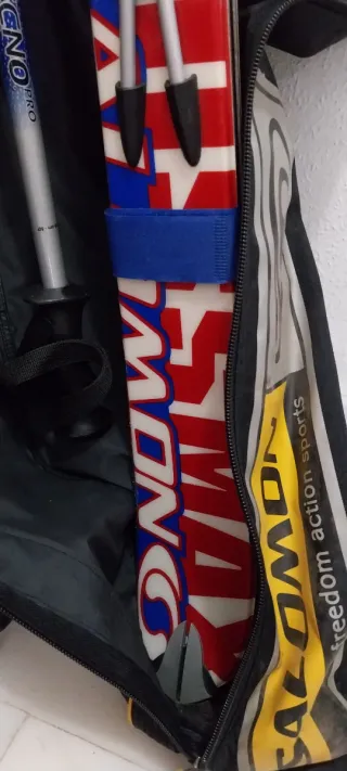 Esquís Salomon Crossmax L170, incluye bastones