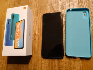 Xiaomi Redmi 9AT Azul/Verde + Funda