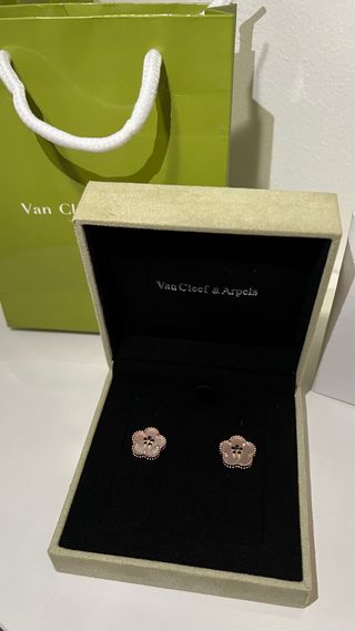 Pendientes Van Cleef & Arpels Oro Rosa