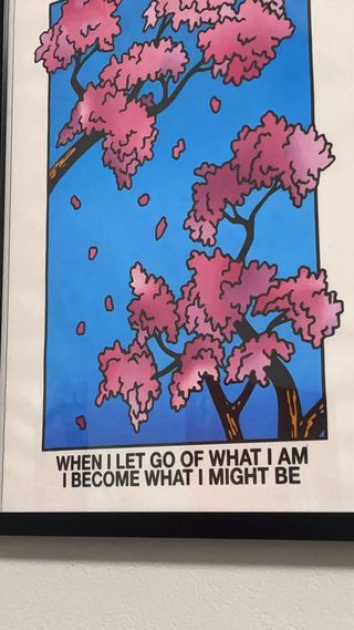 Poster Cornice Fiori Sakura Giapponesi