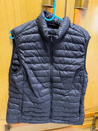 Chaleco acolchado negro