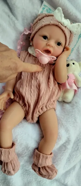 Bebé Reborn Silicona Completa 39cm