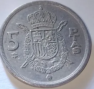 Moneda 5 Pesetas 1975 Estrella 77