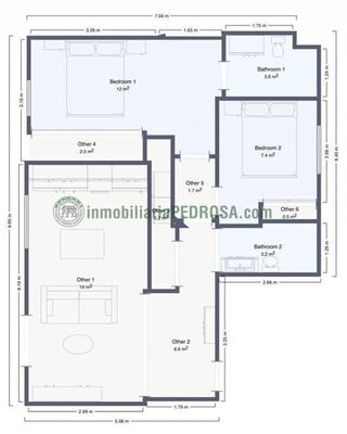 Piso en alquiler en Zona de Plaza de Barcelos en Pontevedra