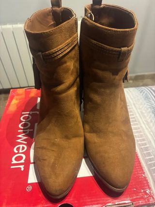 Botines Xti Marrones Mujer