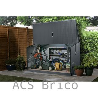 Baúl Arcón Metálico Antracita - 196x89x113 cm - Trimetals