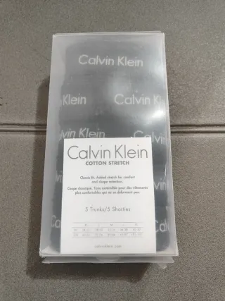 Calvin Klein Boxer Neri - 5 Pezzi taglia S Nuovi