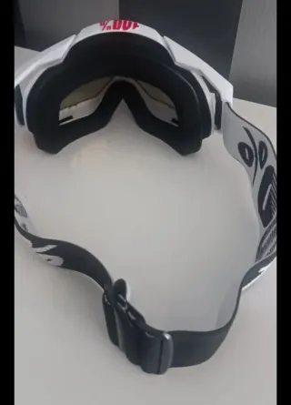 Gafas Blancas Ski Snow Mx Mtb 100%