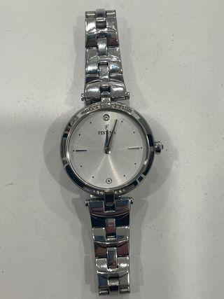 Orologio Festina donna argento e bianco