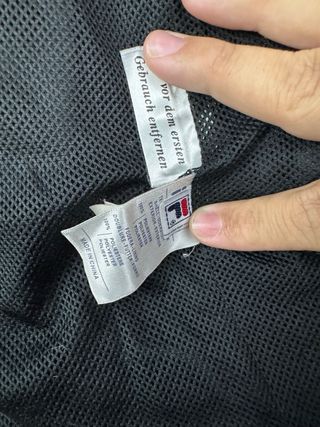 Chaqueta Fila Vintage Cortavientos Negra Unisex