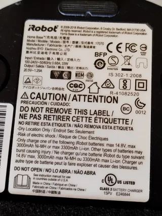 Base de Carga iRobot Roomba