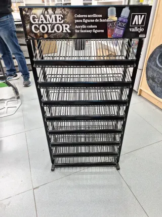 Estantería expositora pinturas Vallejo