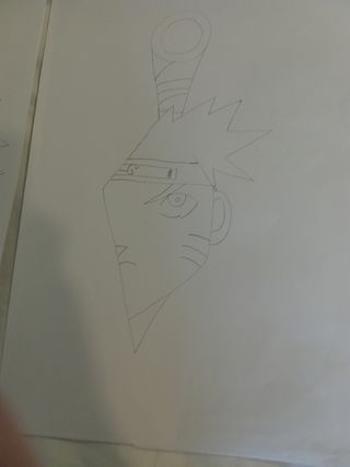 Dibujo graffiti hecho a mano