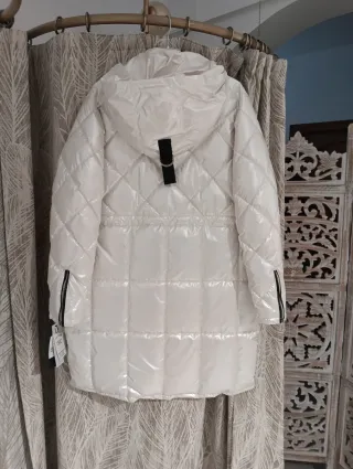 Cazadora acolchada Locoluxo blanca
