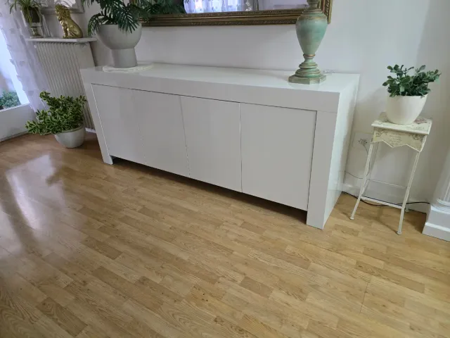 Mueble bufete lacado blanco