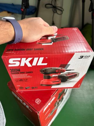 SKIL sierra de mesa, router, lijadora orbital