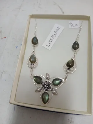 Collana Argento 925 e Labradorite NUOVA