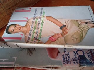 Gran lote 19 revistas vintage moda ELLE 1970s