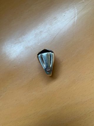 Anillo Oso Tous Ónix y Plata