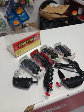 Lote Scalextric Coches y Accesorios