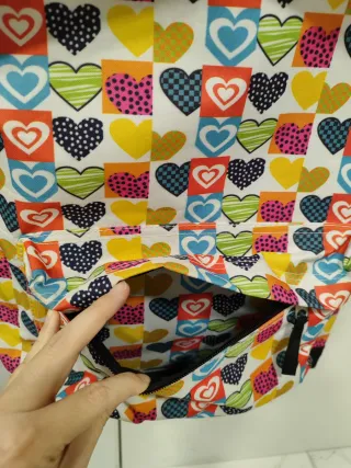 Mochila Perona Corazones