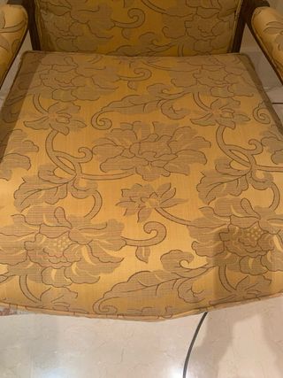 Coppia di poltrone imbottite