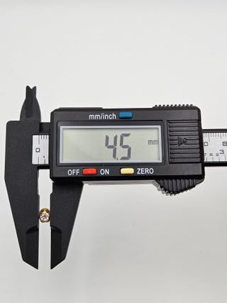 Pendientes de Oro 18K, Flor, Rosca, 0,5gr, 4,5mm