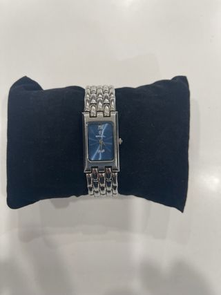 Orologio Breil Rettangolare Blu Argento
