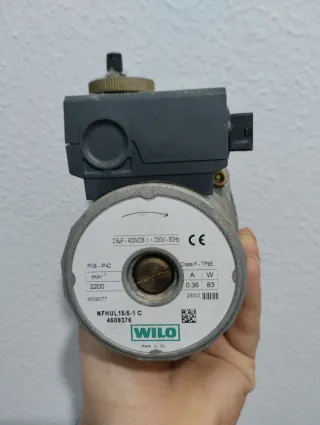 Bomba de agua Vaillant caldera