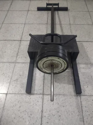 Máquina de remo plano