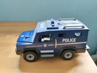 Helicóptero de juguete Playmobil rojo,ambulancia..