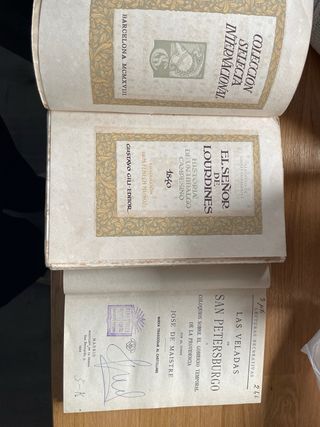 libros de 1840 y 1922