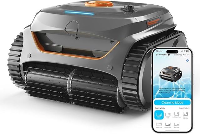 Robot pulitore per piscina Wybot Piscina Grigio/Arancio NUOVO