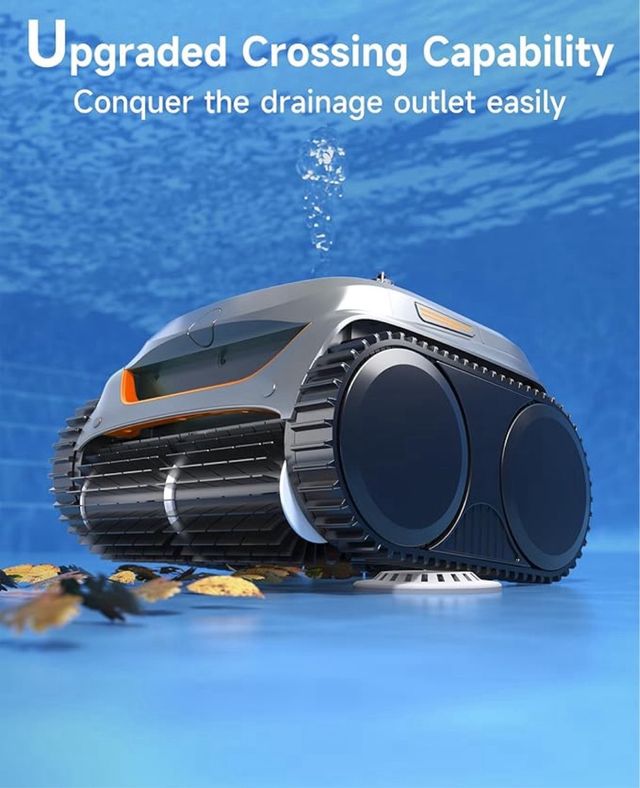 Robot pulitore per piscina Wybot Piscina Grigio/Arancio NUOVO
