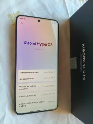 Xiaomi 14 Ultra 512GB Negro