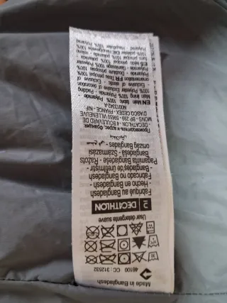 Anorak Forcaz Decathlon granate talla M