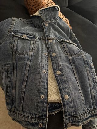 Chaqueta tejana con borreguito